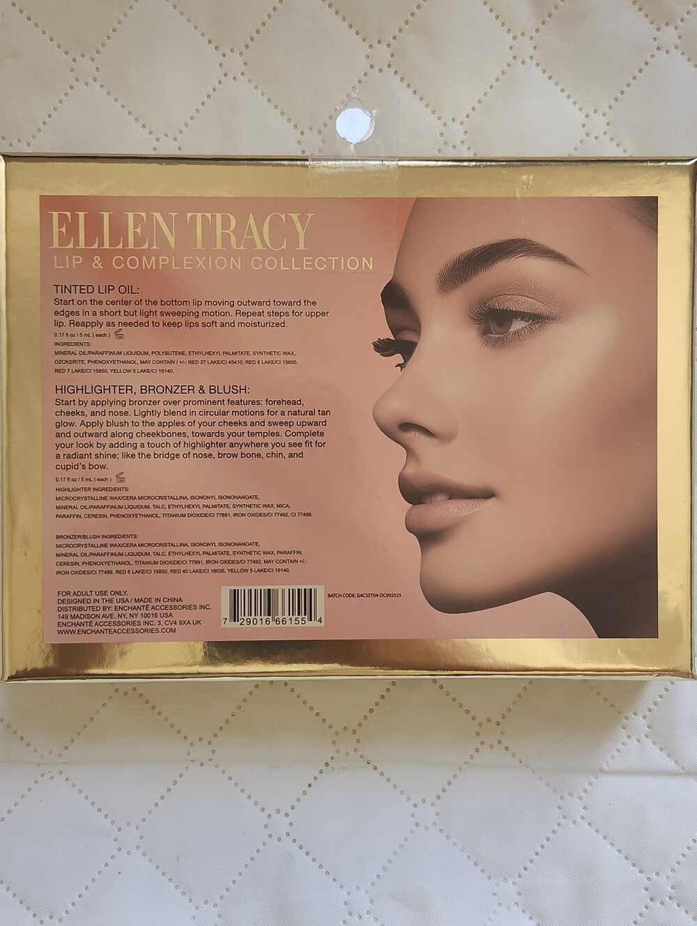 Ellen Tracy Lip & Complexion Set 7 Piece Set - Picture 3 of 3